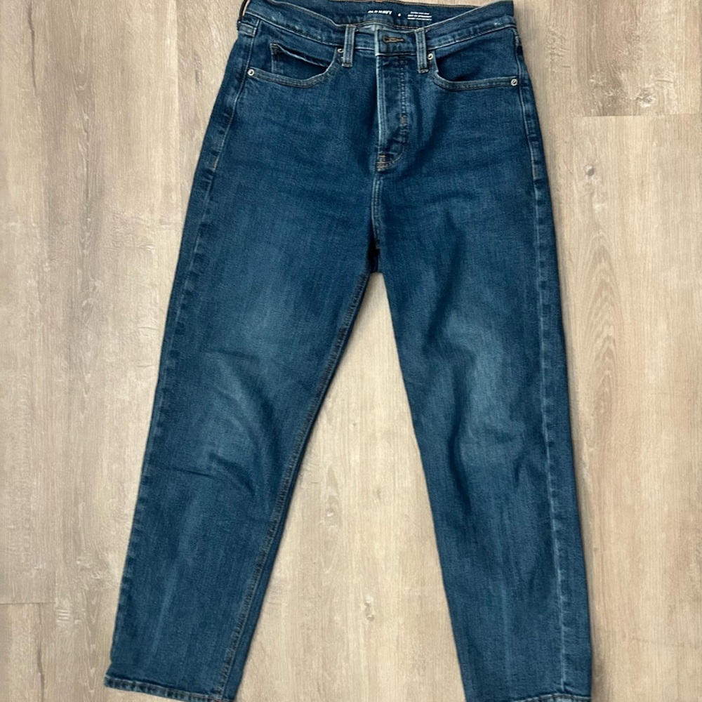 Old Navy Sky-Hi Straight Jeans